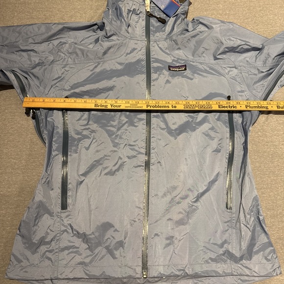 Patagonia Women's Rain Shadow Jacket Blue Large NOS New With Tags - Picture 7 of 9